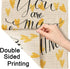 Moslion You Are My Sunshine Garden Flag Vertical Double Sided Yellow Heart Love For Valentine's Day House Flags Home Burlap Banners 12.5x18 Inch f...
