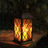 Solar Lantern Outdoor, Garden Hanging Lantern- PVC Waterproof 3 LED Flickering Flameless Candle Decorative Lights for Table,Outdoor,Party, 00-1, C...