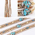 Hat Band Cowboy Western Hat Beaded Hatband Men Women Handmade Belt for Fedora Hat (Acrylic Beads)...