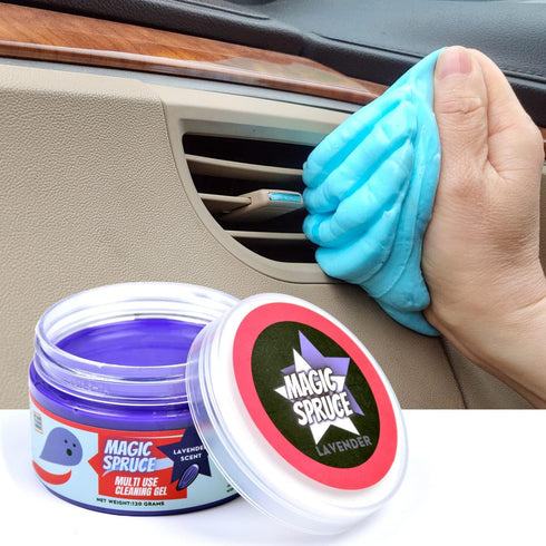 Car Detailing Kit Gel for Car Interior Dashboard Cleaner Products, Non-Water Dust Remover Scented Freshner, Upholstery Cleaning Putty, Pc Laptop C...