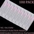 100Pack 18Ga 1Inch/25mm Disposable Dispensing Lab Supplies Individually Sealed Packaging...
