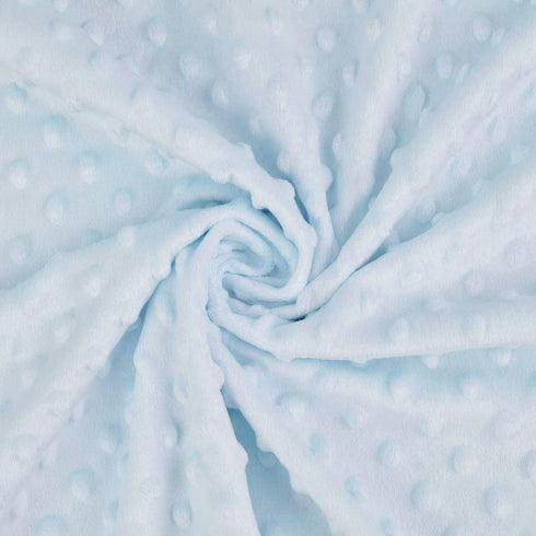 American Baby Company Heavenly Soft Chenille Receiving Blanket, 2-Layer Design with Minky Dot & Silky Satin, Blue, 30" x 40" for Boys and Girls...