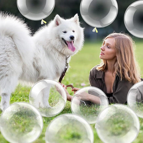 50 Pcs Clear Bubble Bobo Balloons Burbuja Transparent Clear Balloons for Christmas Wedding Birthday Indoor Outdoor Party Decoration(10 Inch)...