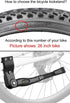Bike Kickstand Adjustable Aluminium Alloy Bicycle Kickstand Bike Side Kickstand Fit for 22" 24" 26" 28" Mountain Bike/700 Road Bike/BMX/MTB (Black...