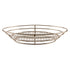 G.E.T. 4-84814 12.5" x 9.25" Stainless Steel Oval Basket with Raised Grid Base, Clipper Mill (Qty,1)...