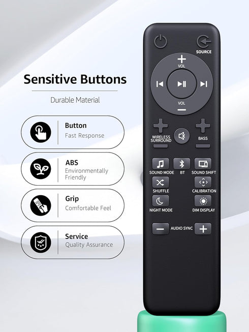 Replacement Remote Control for JBL Soundbar 2.1/3.1/5.1 Speaker System, JBLBAR51BLKAM JBLBAR51BLKEP JBLBAR51BLKAM-Z JBLBAR51IMBLKBR JBLBAR51IMBLKA...