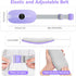 Portable Cordless Heating Pad, Menstrual Heating Pads for Cramps with 3 Heat Levels and 3 Massage Modes, 5s Rapid Heating for Period Back Belly Pa...