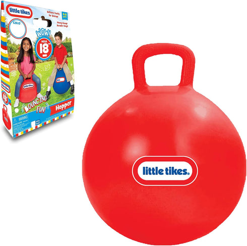 Little Tikes 18" Red Inflatable Hopper Ball for Kids Ages 4-8...