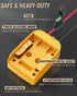 Vibit 2 Pack Power Wheel Adapter for Dewalt 20v Battery with Switch, DC Power Adapter, 20 V Battery Adapter for RC Car Truck DIY & Robotics, Batte...