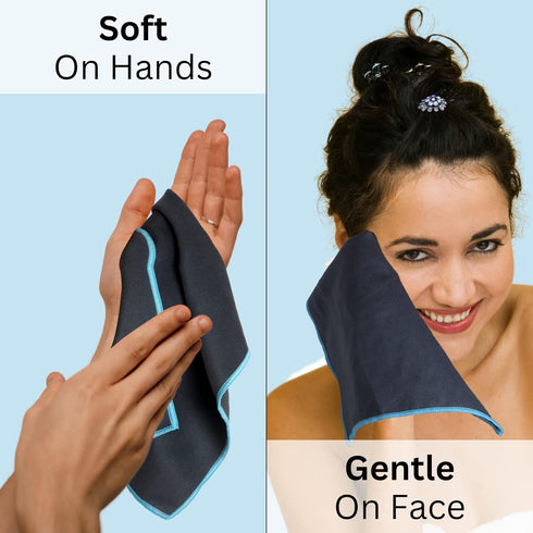 Elite Trail Magic Backpacking Ultralight Quick Dry Microfiber Soft Fast Drying Hand and Face Towel Wash Cloth Camping Yoga Hiking Active Lifestyle...