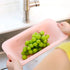 BLUE GINKGO Over the Sink Colander Strainer Basket - Wash Vegetables and Fruits, Drain Cooked Pasta and Dry Dishes - Extendable - New Home Kitchen...