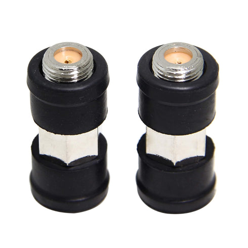 Outdoor Coaxial Cable Connector, 2-Pack RG6 Coax Coupler Barrel, F Female to Female Extension Connector 3GHz Weatherproof for Outdoor RG6 Cable, T...