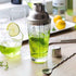 Cocktail Shaker Glass,Martini Shaker With Recipes on Side 13.5oz Mixed Drink Shaker with Glass Cup Professional Bar Tool with Scale Glass (Silver,...