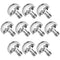 10 Pack Stainless Steel D Shaft D-Ring 1/4" Tripod Screw Adapter, Camera Screw Adapter, Quick Release Mounting Screw Adapter for Camera Camcorder ...