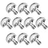 10 Pack Stainless Steel D Shaft D-Ring 1/4" Tripod Screw Adapter, Camera Screw Adapter, Quick Release Mounting Screw Adapter for Camera Camcorder ...