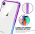 SALAWAT iPhone Xr Case, Clear Slim Anti Scratch Protective Cover with Reinforced Corners - TPU Bumper Shockproof - Blue Purple...