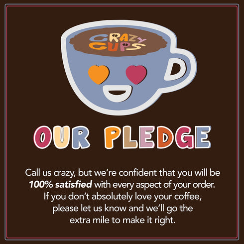 Crazy Cups Decaf Flavored Coffee Pods, Decaffeinated Coconut Caramelicious Flavored Coffee, Single Serve Hot or Iced Medium Roast Coffee for Keuri...