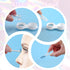 FEISEDY Contact Lens Case, Fashion Portable Contacts Lens Box with Mirror Tweezers Remover Tool Solution Bottle for Travel B0072...