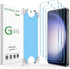 amFilm 3 Pack Magnetic OneTouch for Samsung Galaxy S23 6.1" Screen Protector Tempered Glass,9H Hardness,30 seconds Auto-Alignment & Ultra Fast Ins...
