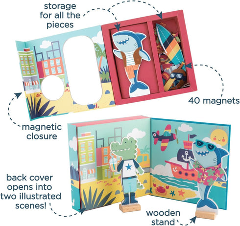 Stephen Joseph, Magnetic Dress Up Doll Bunny and Mouse...