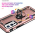 Military Grade Drop Impact for Oneplus 9 Case Oneplus 9 5G Case 360 Metal Rotating Ring Kickstand Holder Armor Heavy Duty Shockproof Case for Onep...