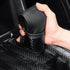 Leather Auto Gear Shift Knob Cover Auto Shift Gear Pad Car Knob Gear Stick Protector Universal Vehicle Decor Accessories (A-Black)...