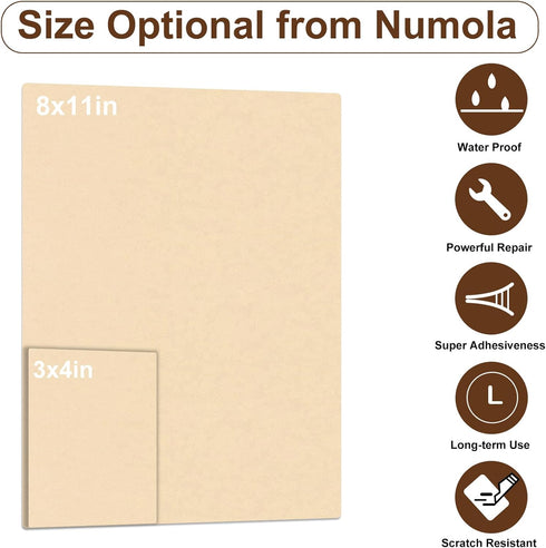 Numola Leather Repair Patch 8×11 inch Self-Adhesive Leather Repair Tape, Scratch/Holes Vinyl Repair Kit for Couch, Car Seat, Sofas, DIY Furniture ...