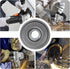 Gear Type Self-Locking Angle Grinder Flange Lock Nuts M14 Thread Quick Release Nut Clamping Equipment Power Tool Accessory, Silver...