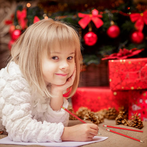 24 Pieces Round Pencils HB Graphite Pencils Wood Pencils with Eraser Cute Pencil Pack for School Drawing Sketching Wedding Office Supplies(Red)...