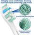 Replacement Brush Heads Compatible with Philips SoniCare Electric Toothbrushes Handle, Toothbrush Heads of Effective Cleaning, for Snap-on System,...