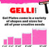 Gelli Arts Gel Printing Plate - 5" X 7" Reusable Gel Printing Plate, Printmaking Supplies, Monoprinting at Home, Arts and Crafts...