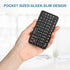 Rii Mini Bluetooth Keyboard,Portable Wireless Keyboard with Backlit,Rechargeable Mini Keyboard for Smart TV/Android TV Box/SmartPhone/HTPC/IPTV, B...