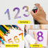 2 Inch Number Stencils Set Plastic Number Stencils Reusable Digital Templates for Cake Stencil Address Number Painting Stencils Templates...