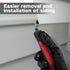 Vinyl Siding Removal Tool with Extra Long Handle- Steel Blade Vinyl Non-Slip Grip Handle for Installation and Removal Tool Avoid Damaging Vinyl Si...