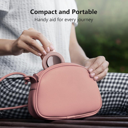 MiiKARE Airplane Travel Essentials Phone Holder for Magsafe, Universal Handsfree Phone Mount for Flying with 360 Degree Rotation, Travel Must Have...