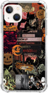 Halloween Mystical Art Collage Case for iPhone 15 Plus, Retro Aesthetic Halloween Pumpkin Case for Girls Boys Men and Women, Unique Trendy Design ...