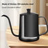 MERMOO YILAN Gooseneck Coffee Kettle 21oz Pour Over Drip Pot 600ml Long Narrow Spout Stainless Steel Water Dripper Kettle for Tea & Coffee(Silver)...