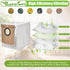 Rebirthcare 12 Pack L50 Dust Bag for eufy L60/L50 Series Self-Empty Station Replacement Bag for Conga Home 10000/8090 Ultra / 9090 AI Accessories ...
