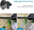 FEDOUR 4W 5W Adjustable Aquarium Internal Filter, Submersible Filter with Spray Bar, Water Pump for 1-40 Gallon Fish and Turtle Tank (for 5-40 gal...