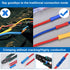 smseace 210 PCS Wire Butt connectors 22-10AWG Butt Splice Connectors Insulated Electrical Butt connectors Straight Wire Terminal Connectors...