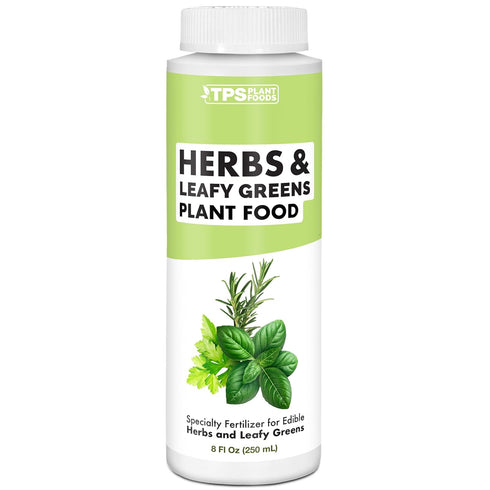 Herb Plant Food for All Edible Herbs, Leafy Greens and Veggies, Liquid Houseplant Fertilizer 8 oz (250mL)...