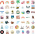 Stickers for Water Bottles, 200 Pack/PCS Cute Vsco Vinyl Aesthetic Waterproof Stickers Laptop Hydroflask Skateboard Computer Stickers for Teens Ki...