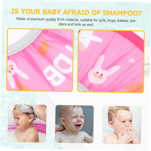 Totority 1pc Shampoo Cap Baby Toddler Bonnet Newborn Hats Toddler Shower Hat Hair Washing Shield Newborn Shampoo Bath Visor Cap Dolphin Balloons H...