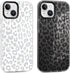 2 Pack Cheetah Cases for Apple iPhone 13 / iPhone 14 Case 6.1 inch, Clear with Cute Fashion Leopard Patterns for Girls Women, Slim Funda with Shoc...