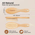 Baby Hair Brush - Baby Brush with Soft Goat Bristles, Cradle Cap Brush, Perfect Scalp Grooming Product for Infant, Toddler, Kids, Newborns, Baby G...