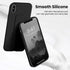 LAUDTEC Silicone Kickstand Case Compatible with iPhone X/XS, Vertical and Horizontal Stand Hand Strap Metal Kickstand Cover, Flexible Soft Liquid ...
