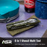ASR Outdoor 6 in 1 Camping Utensil Camp Kitchen Multi-Tool with Carrying Case and Bottle Opener...