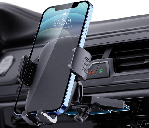 TICILFO Phone Mount for Car Phone Holder Mount Upgraded Metal CD Slot Phone Holder Car Cell Phone Holder Thick Cases Friendly iPhone Holder for Ca...