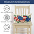 4th of July Cartoon Mouse Patriotic Lumbar Decorative Throw Pillow Cover 12 x 20, Rectangular America USA Eucalyptus Leaves Outdoor Home Decor, Am...
