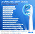 Replacement Brush Heads Compatible with Oral B- Double Clean Design, Double Clean Brush Heads, Compatible with Braun Oral-B Dual Clean Electric To...